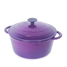 purple Iron Dutch Oven 10 inch cookware